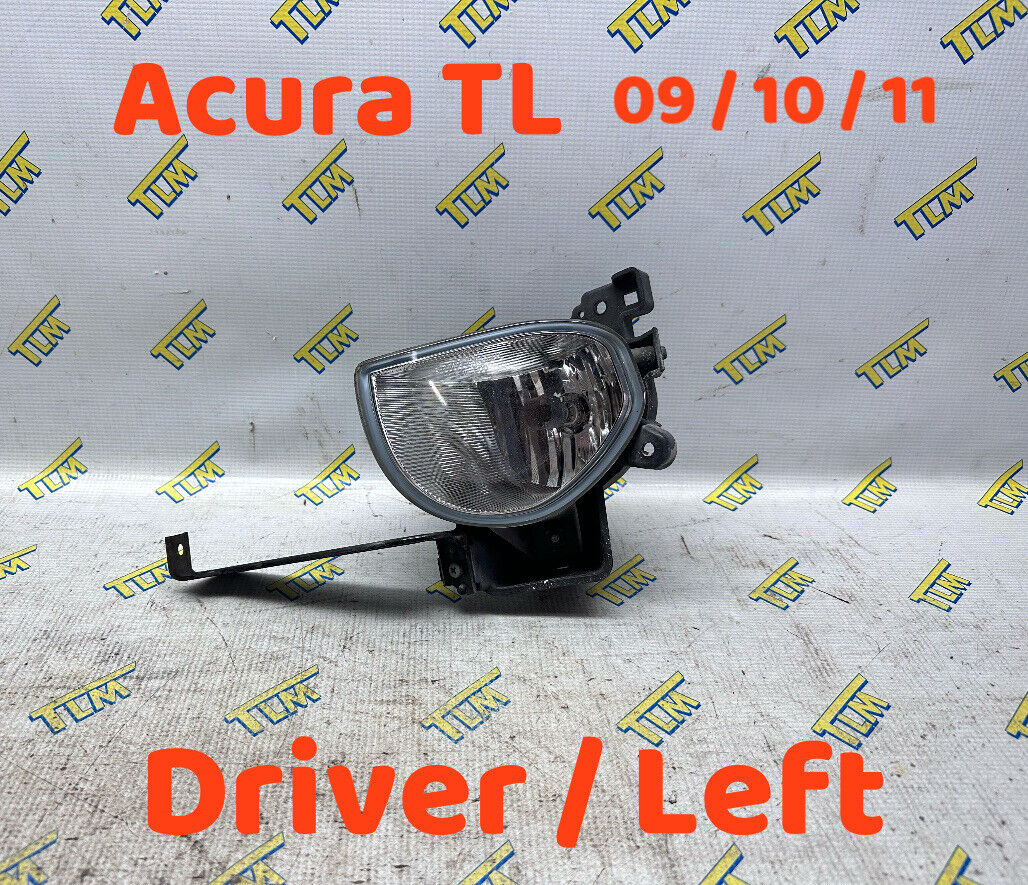 09-11 Acura TL Fog Light w Metal Bracket DRIVER LEFT 2009 2010 2011 10 OEM