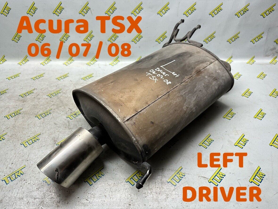 06-08 Acura TSX Exhaust Muffler DRIVER & PASSENGER LH RH 2006 2007 2008 OEM