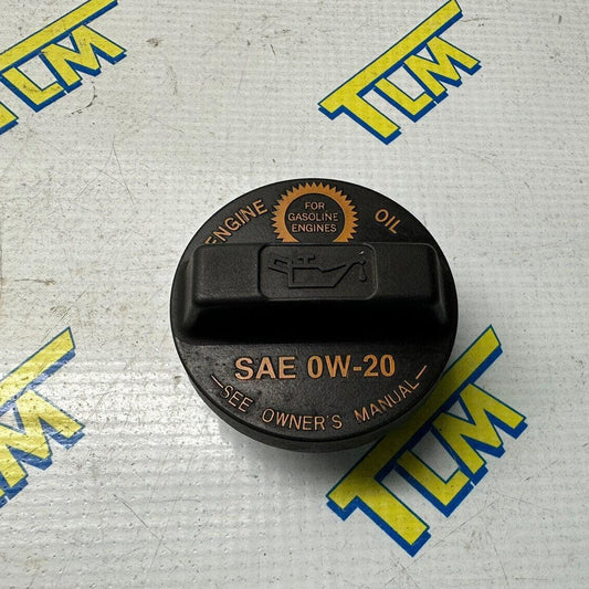 Acura HONDA Oil Cap Engine SAE 0W-20 Motor Filler Fill orange OEM