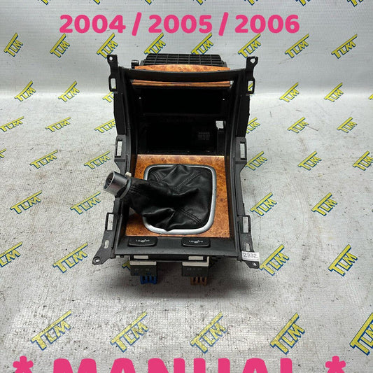 Acura TL Center Console Shifter Trim *MANUAL* Cubby Boot 2004 2005 2006 04 OEM