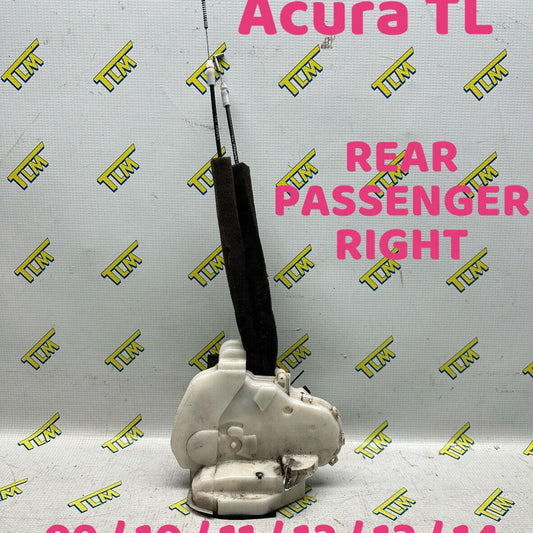 Acura TL Door Lock Latch Actuator REAR RIGHT PASSENGER 2009 2010 11 12 13 14 OEM