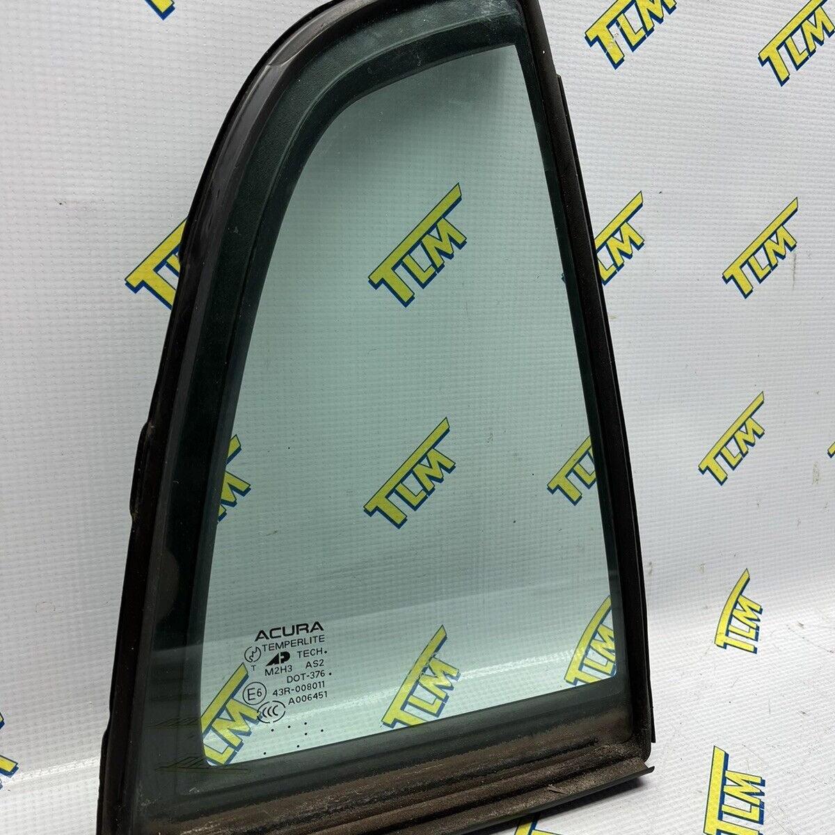 Acura TL Door Window Glass Quarter REAR RIGHT PASSENGER 04 05 06 07 08 OEM