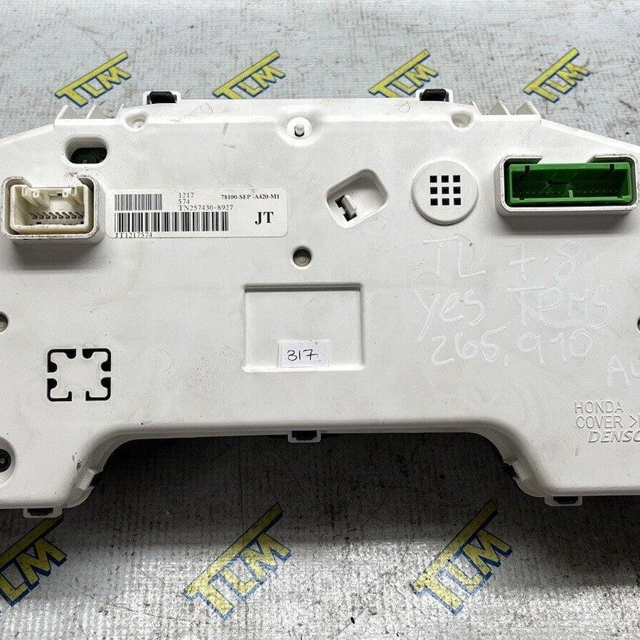Acura TL Speedometer Odometer Cluster Gauge 2007 2008 AUTOMATIC 265k miles OEM