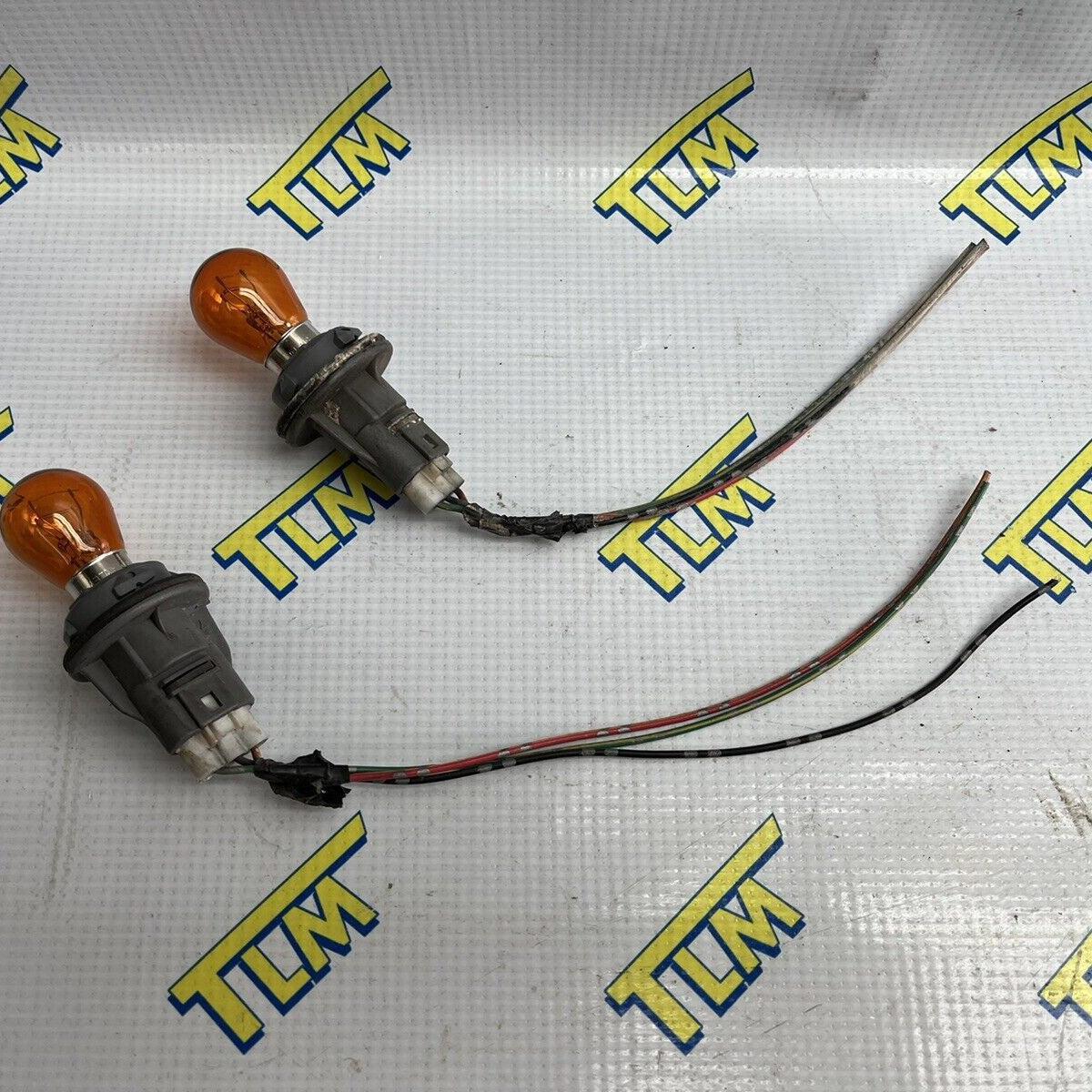 Acura TL TYPE S 07 08 Headlight Turn Signal Connector Pigtail Socket w Bulbs OEM