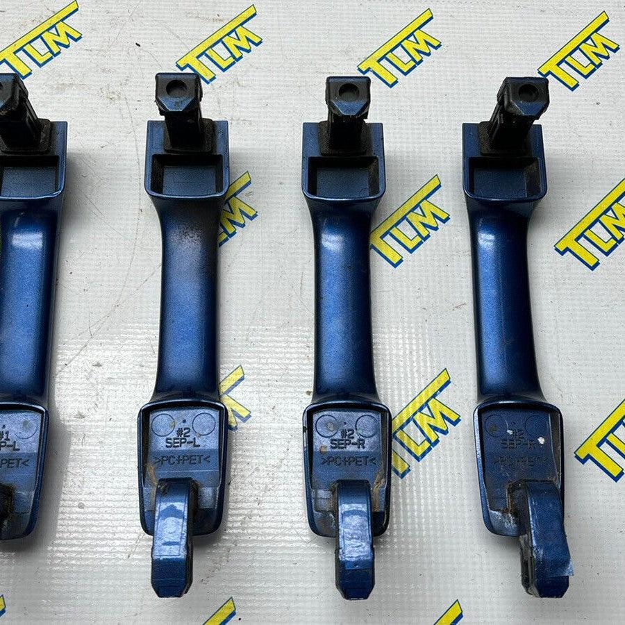 Acura TL TYPE S Handle Set Exterior KBP Blue 2007 2008 Front Rear Left Right OEM