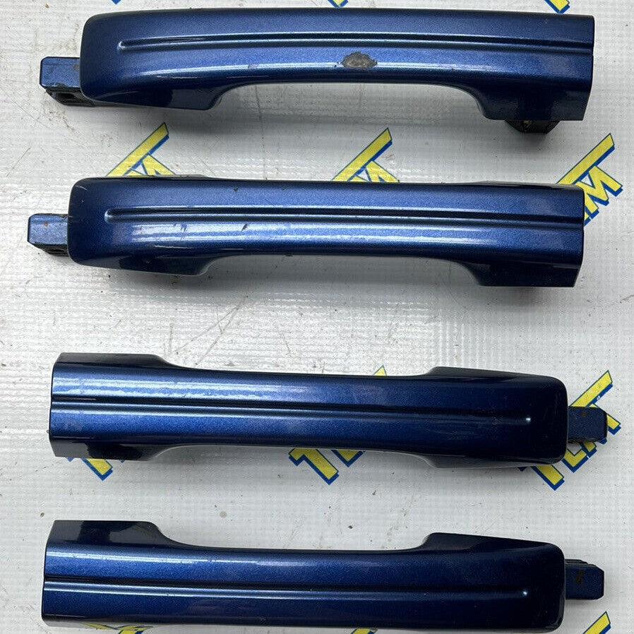 Acura TL TYPE S Handle Set Exterior KBP Blue 2007 2008 Front Rear Left Right OEM