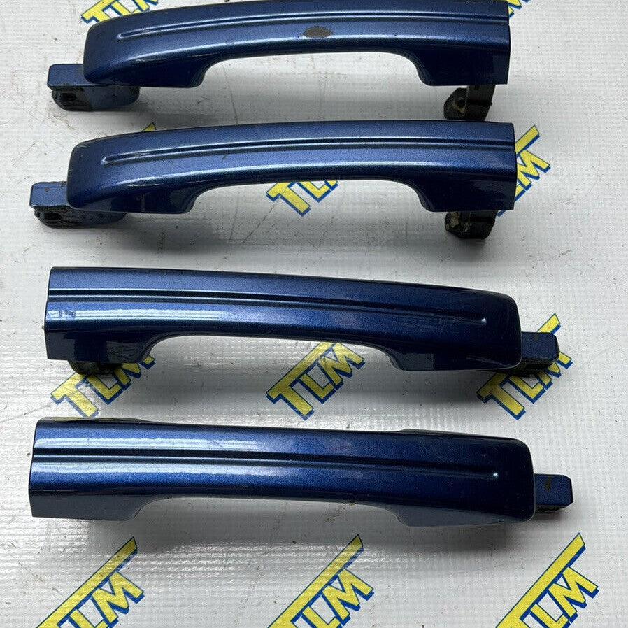Acura TL TYPE S Handle Set Exterior KBP Blue 2007 2008 Front Rear Left Right OEM