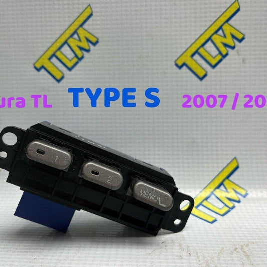 Acura TL TYPE S Seat Memory Button FRONT DRIVER LEFT Power Adjust 2007 2008 OEM