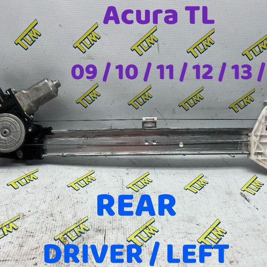 Acura TL Window Regulator Motor REAR LEFT DRIVER 09 10 11 12 13 14 OEM