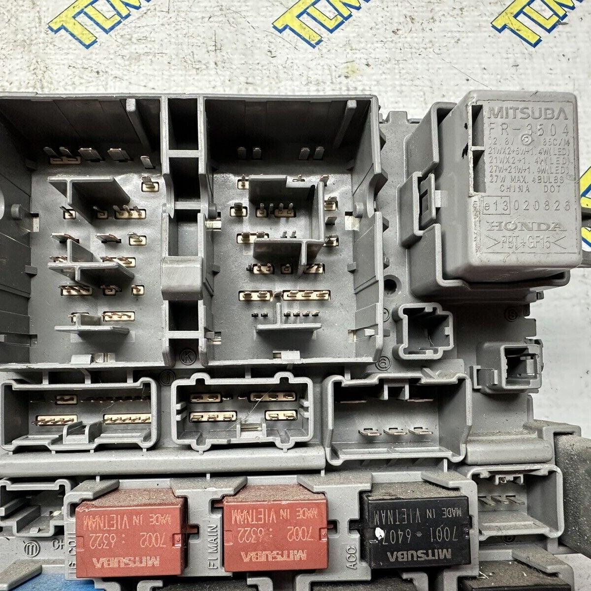 Acura TSX 2006 Interior Fuse Box MANUAL transmission 2.4 eng 06 Under Dash OEM