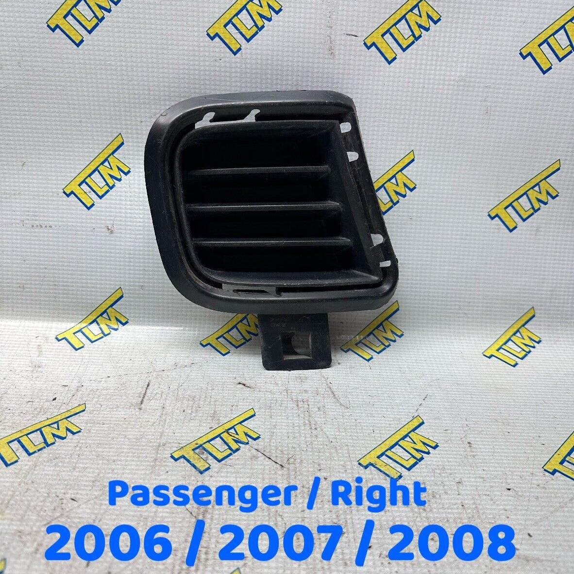 Acura TSX Bumper Fog Plastic Grille Cover 71146 PASSENGER RIGHT 2006 2007 08 OEM