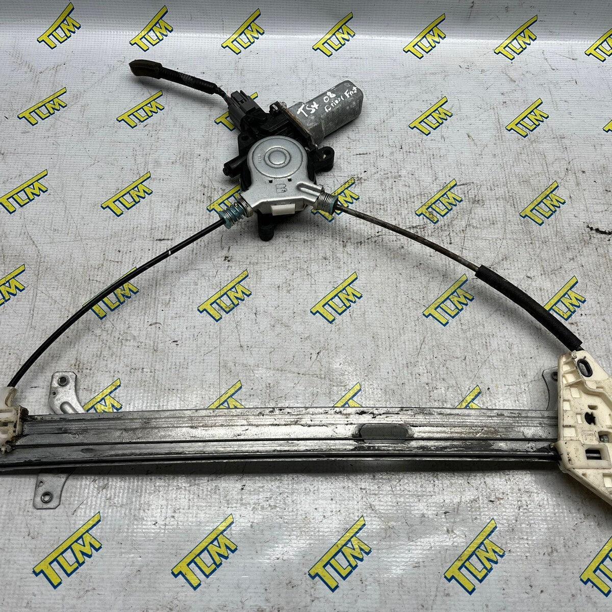 Acura TSX Door Window Motor Regulator FRONT DRIVER LEFT 04 05 06 07 08 OEM