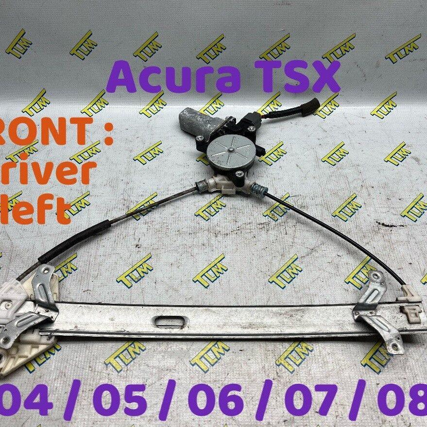 Acura TSX Door Window Motor Regulator FRONT DRIVER LEFT 04 05 06 07 08 OEM