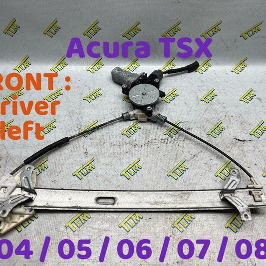 Acura TSX Door Window Motor Regulator FRONT DRIVER LEFT 04 05 06 07 08 OEM