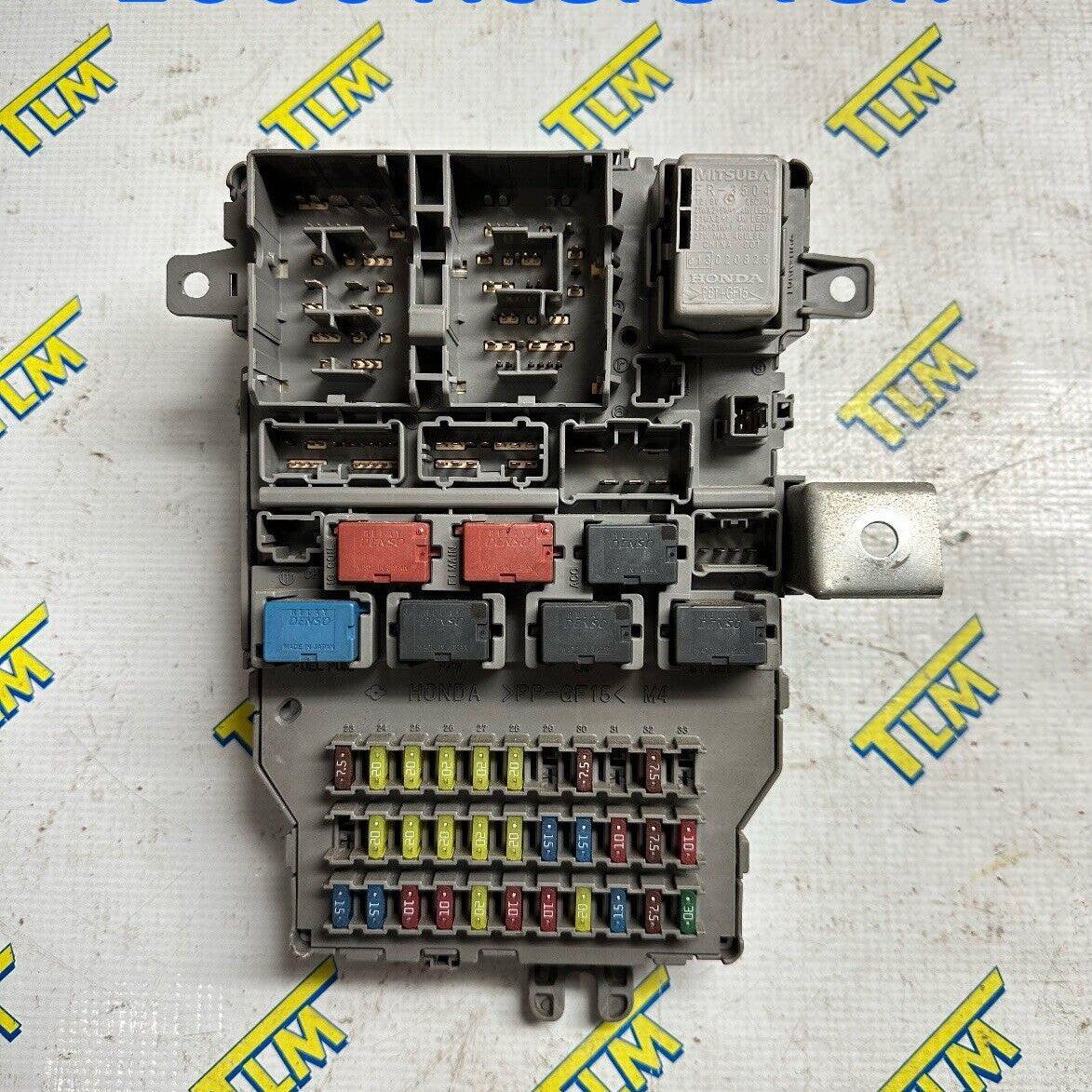 Acura TSX Interior Fuse Box AUTOMATIC 2.4 engine Under Dash 2006 06 OEM