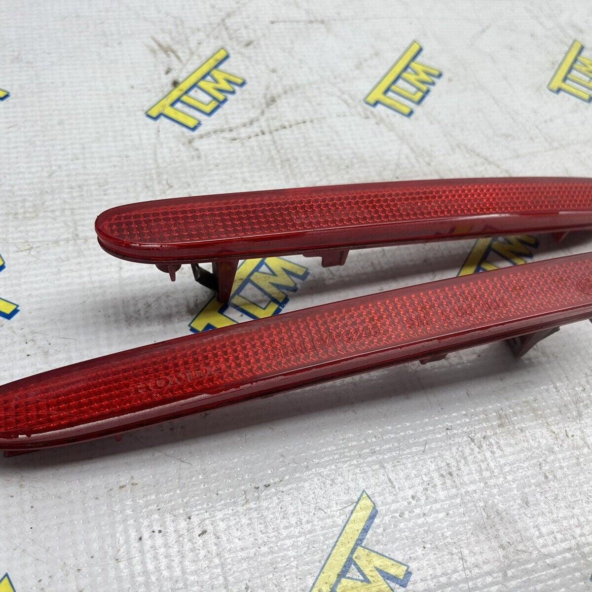 Acura TSX Rear Bumper Reflector DRIVER LEFT & PASSENGER RIGHT 04 05 06 07 08 OEM