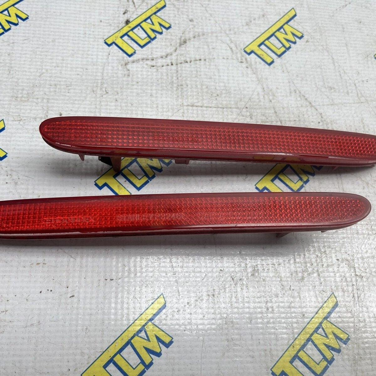 Acura TSX Rear Bumper Reflector DRIVER LEFT & PASSENGER RIGHT 04 05 06 07 08 OEM