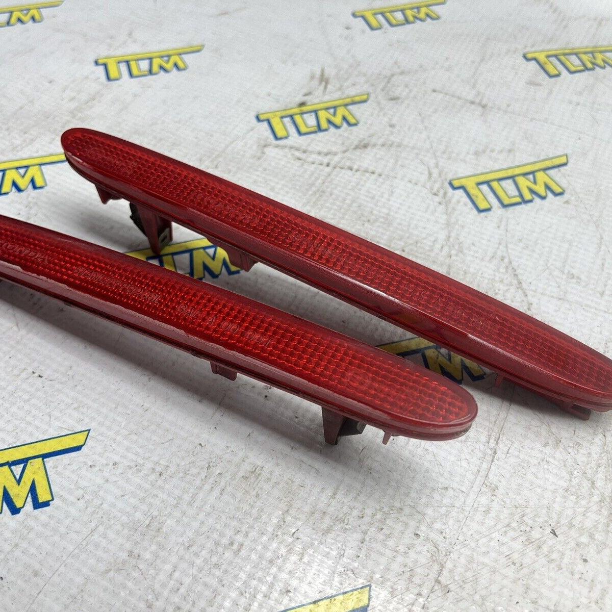 Acura TSX Rear Bumper Reflector DRIVER LEFT & PASSENGER RIGHT 04 05 06 07 08 OEM